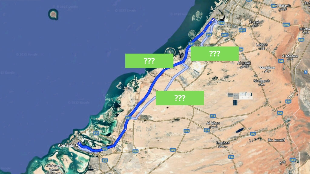 Dubaj - Abu Dhabi odległość: Sprawdź, ile się jedzie i jak dojechać