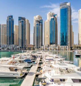 Dubai Marina nocą – rejs, kolacja i widoki