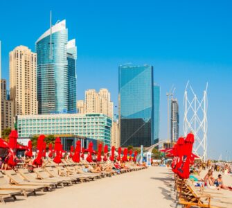 JBR Beach – luksusowa plaża w sercu Dubaju