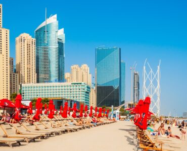 JBR Beach – luksusowa plaża w sercu Dubaju