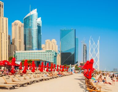 JBR Beach – luksusowa plaża w sercu Dubaju