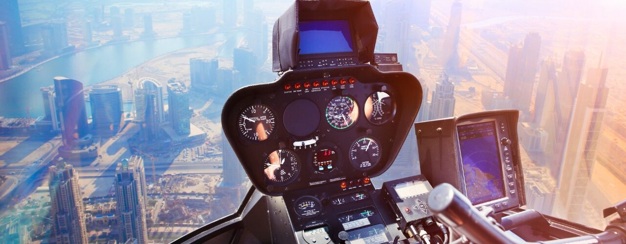 Helikopterem nad Dubajem – loty widokowe