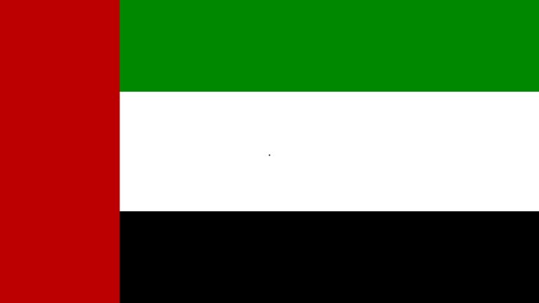 Flaga Zjednoczonych Emiratów Arabskich, Flaga ZEA