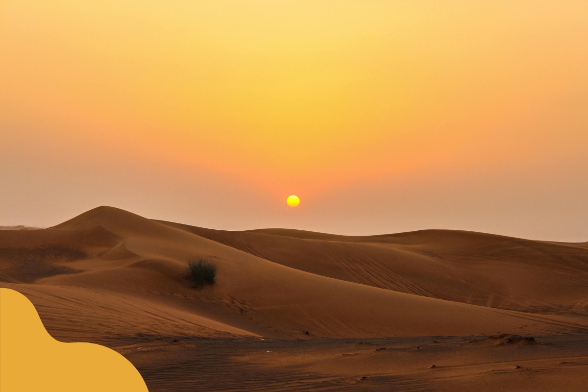 Pustynia w Emiratach Arabskich